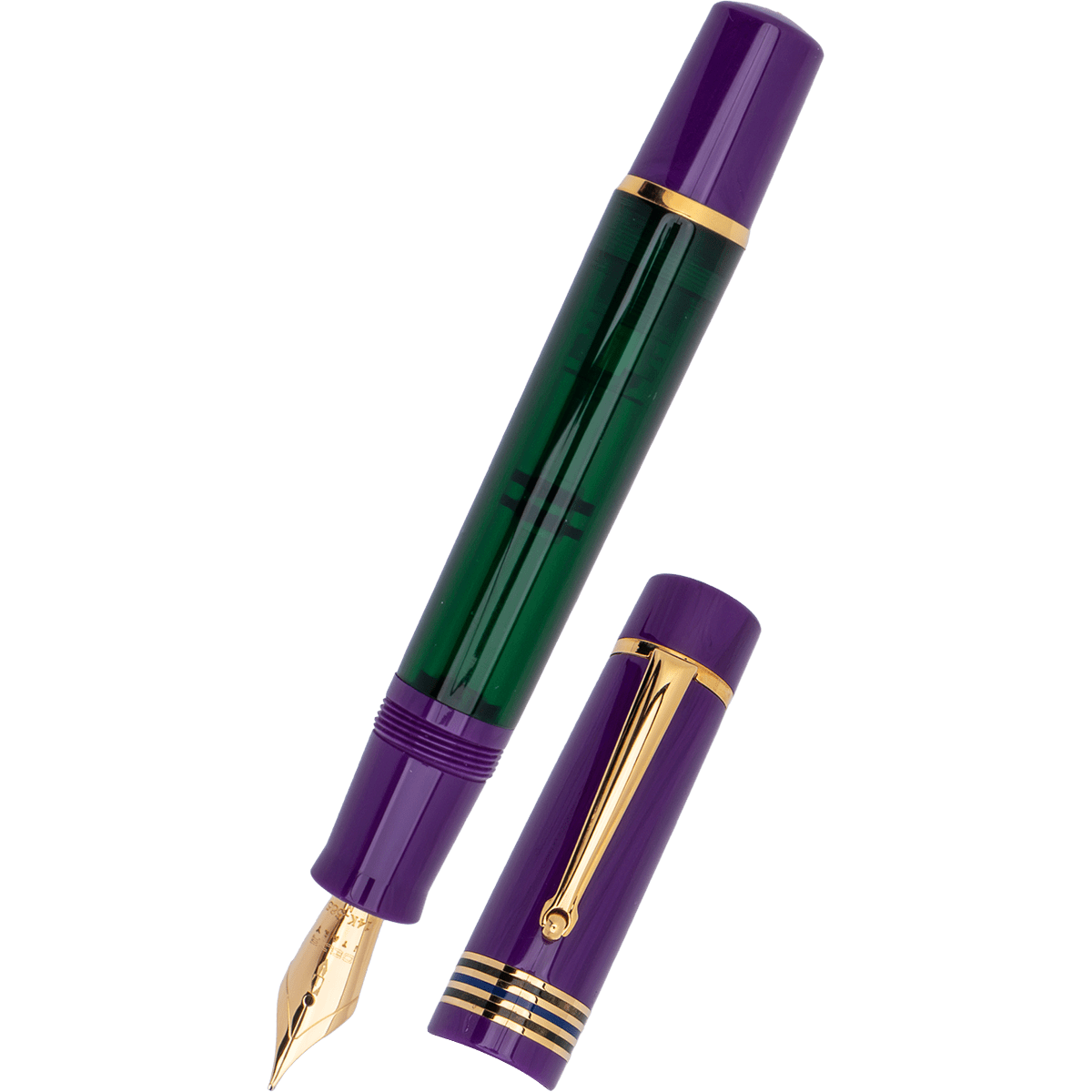Delta Limited Edition Fountain Pen - Four Rings Sibilla - 14K Gold - Pen Boutique Ltd