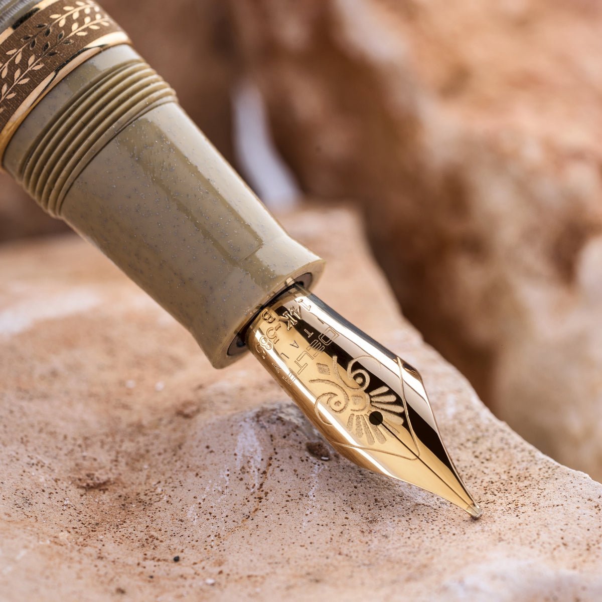 Delta Paestum Fountain Pen - 14K Nib (Limited Edition) - Pen Boutique Ltd