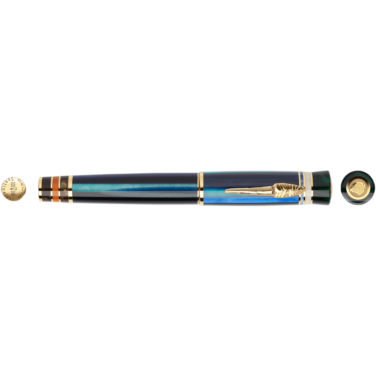 Delta Sentinelesi (North Sentinel) Fountain Pen - 14K Nib (Limited Edition) - Pen Boutique Ltd