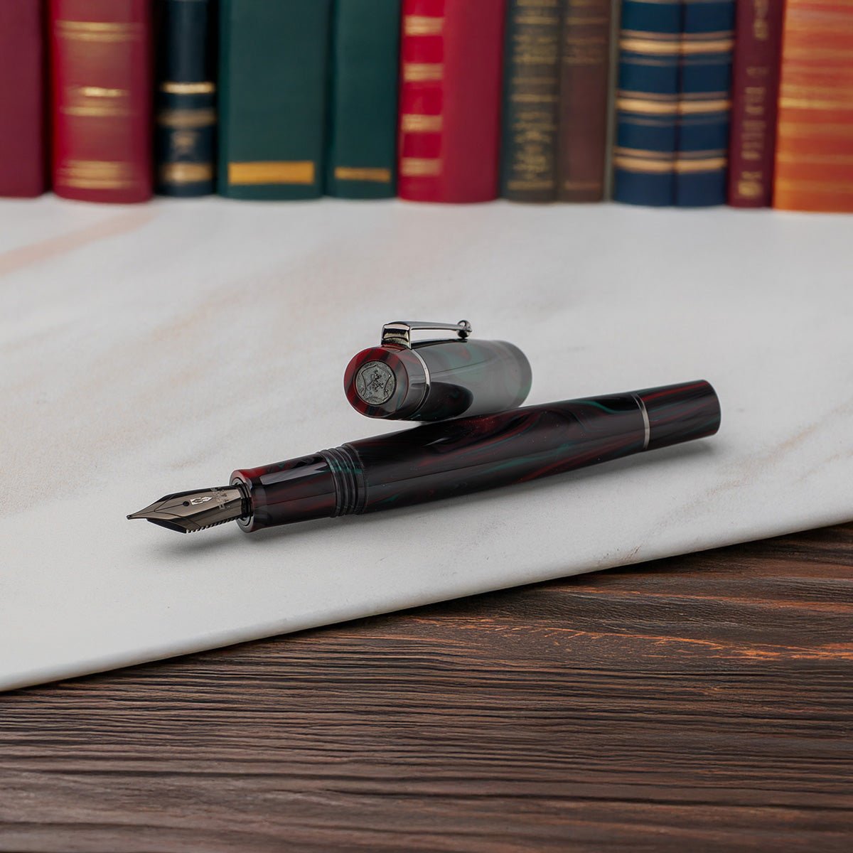 Delta Signs of the Time Fountain Pen - Classical Medieval Art (Numbered Edition) - Pen Boutique Ltd