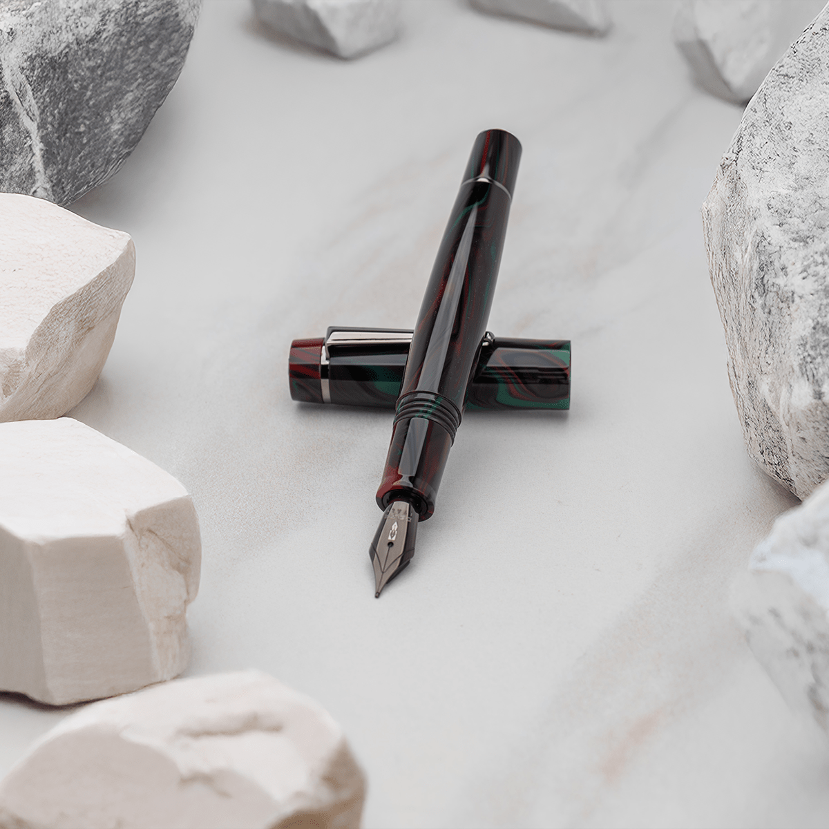 Delta Signs of the Time Fountain Pen - Classical Medieval Art (Numbered Edition) - Pen Boutique Ltd