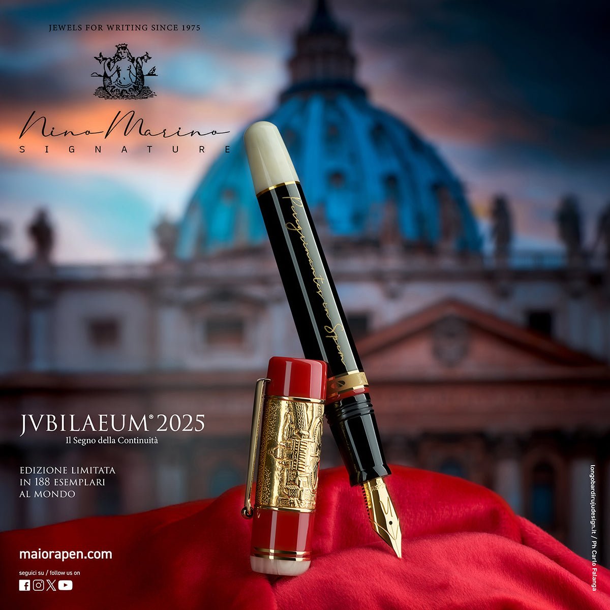 Delta Limited Edition Fountain Pen - Nino Marino 2025 Signature Jvbilaeum - Pen Boutique Ltd