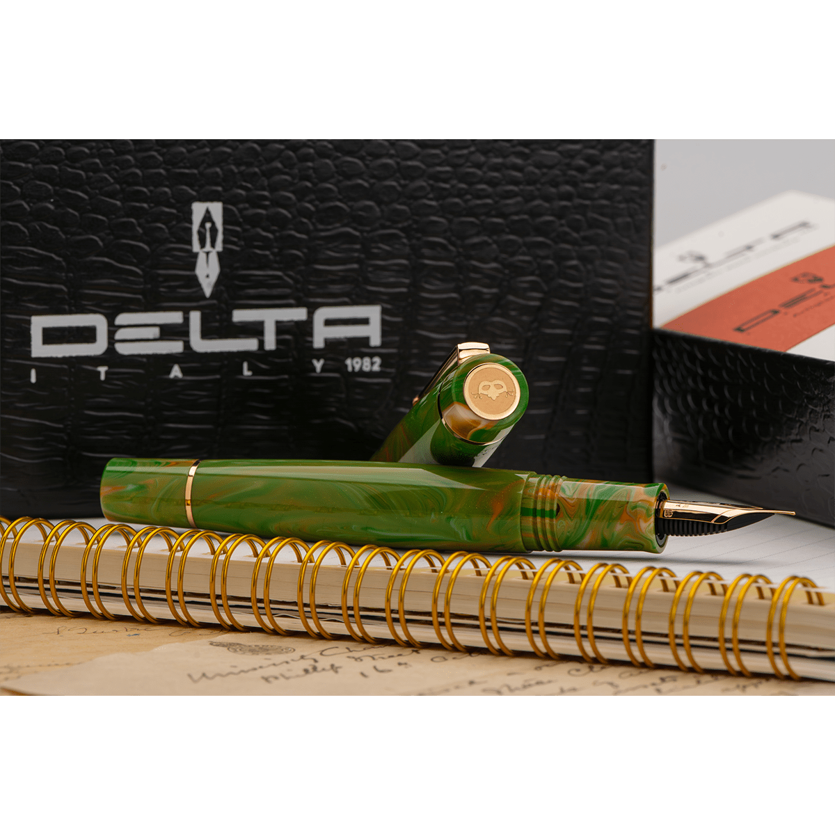 Delta Signs of the Time Fountain Pen - Rococo (Art Editions) - Pen Boutique Ltd