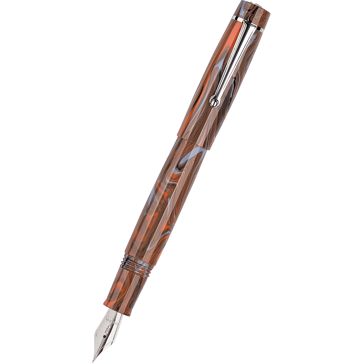 Delta Signs of the Time Fountain Pen - The Birth of Artistic Expression Cave Painting - Palladium Trim (Numbered Edition) - Pen Boutique Ltd