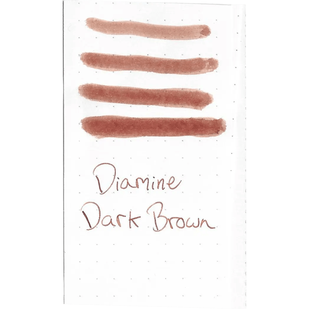 Diamine Ink Bottle - Dark Brown - 80 ml - Pen Boutique Ltd