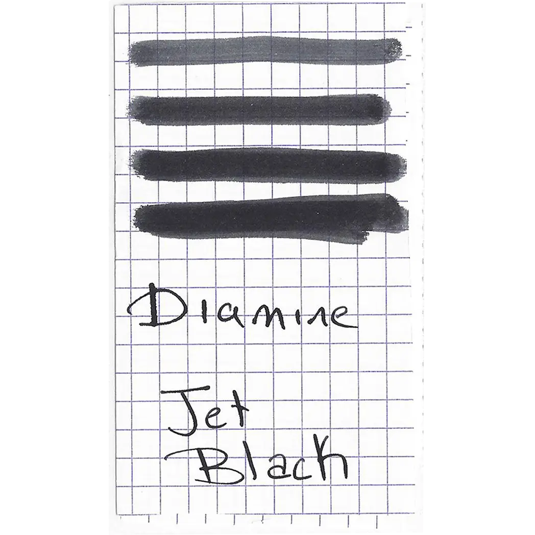 Diamine Jet Black Ink Bottle - 80 ml - Pen Boutique Ltd