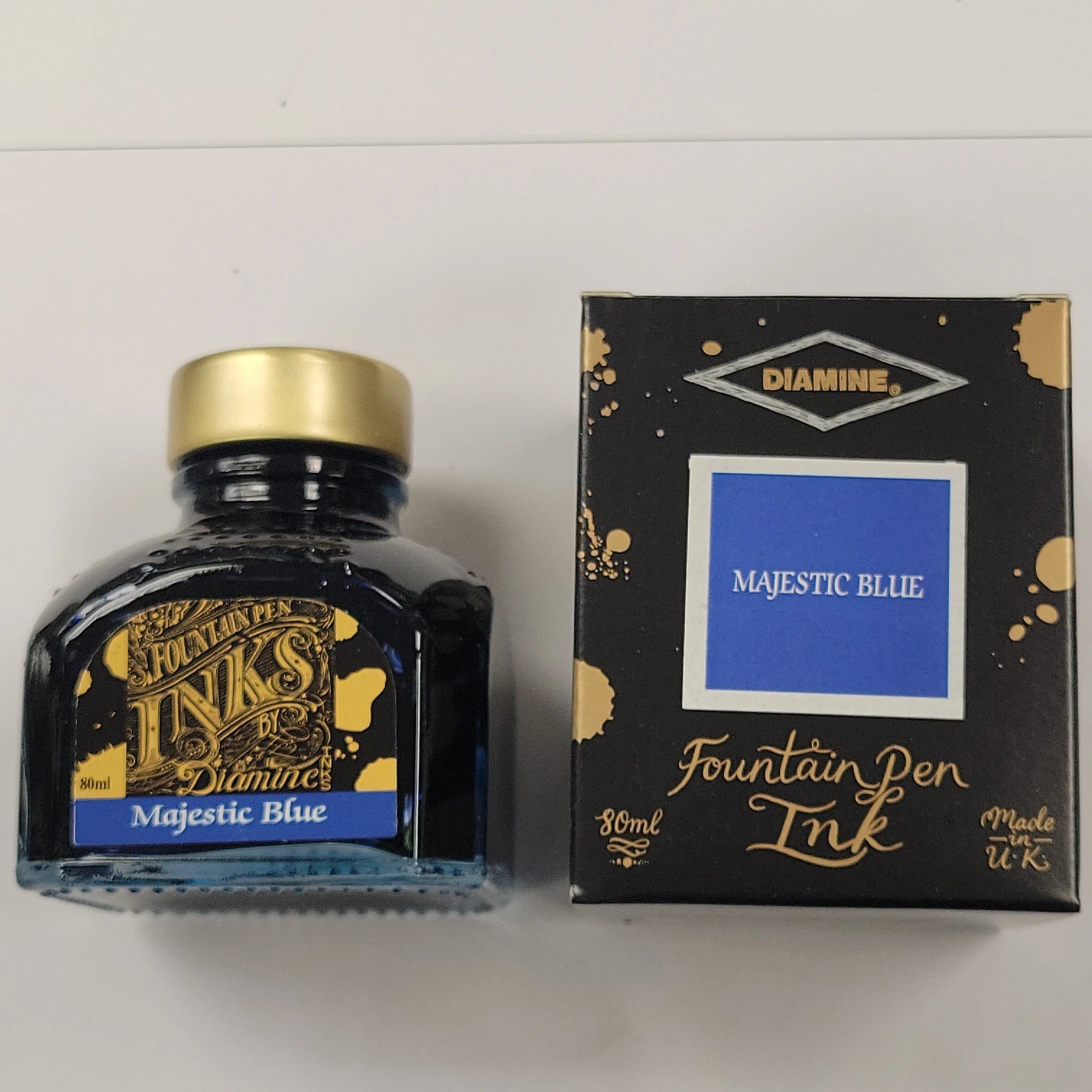 Diamine Majestic Blue Ink Bottle - 80ml - Pen Boutique Ltd