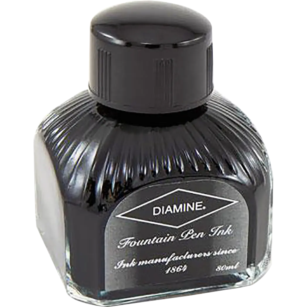 Diamine Quartz Black Ink Bottle - 80 ml-Pen Boutique Ltd