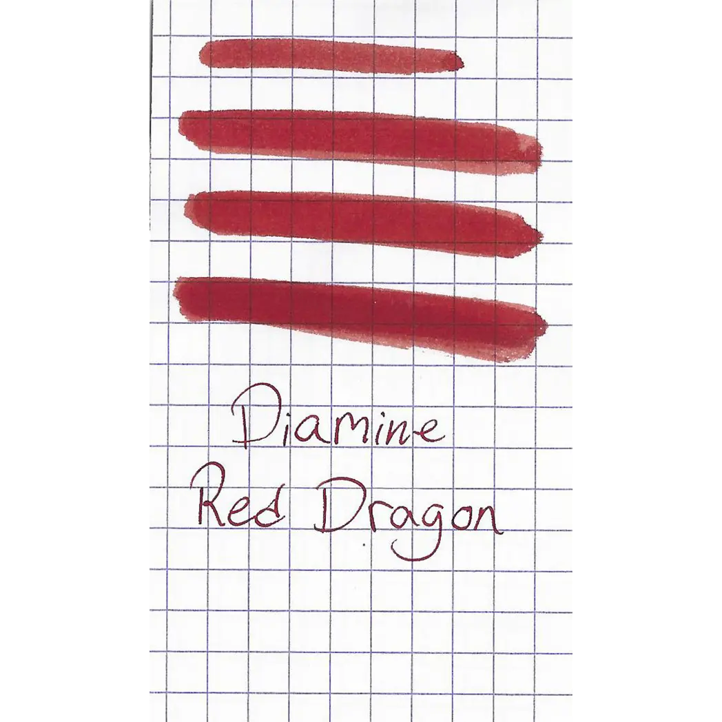 Diamine Red Dragon Ink Bottle - 80ml - Pen Boutique Ltd