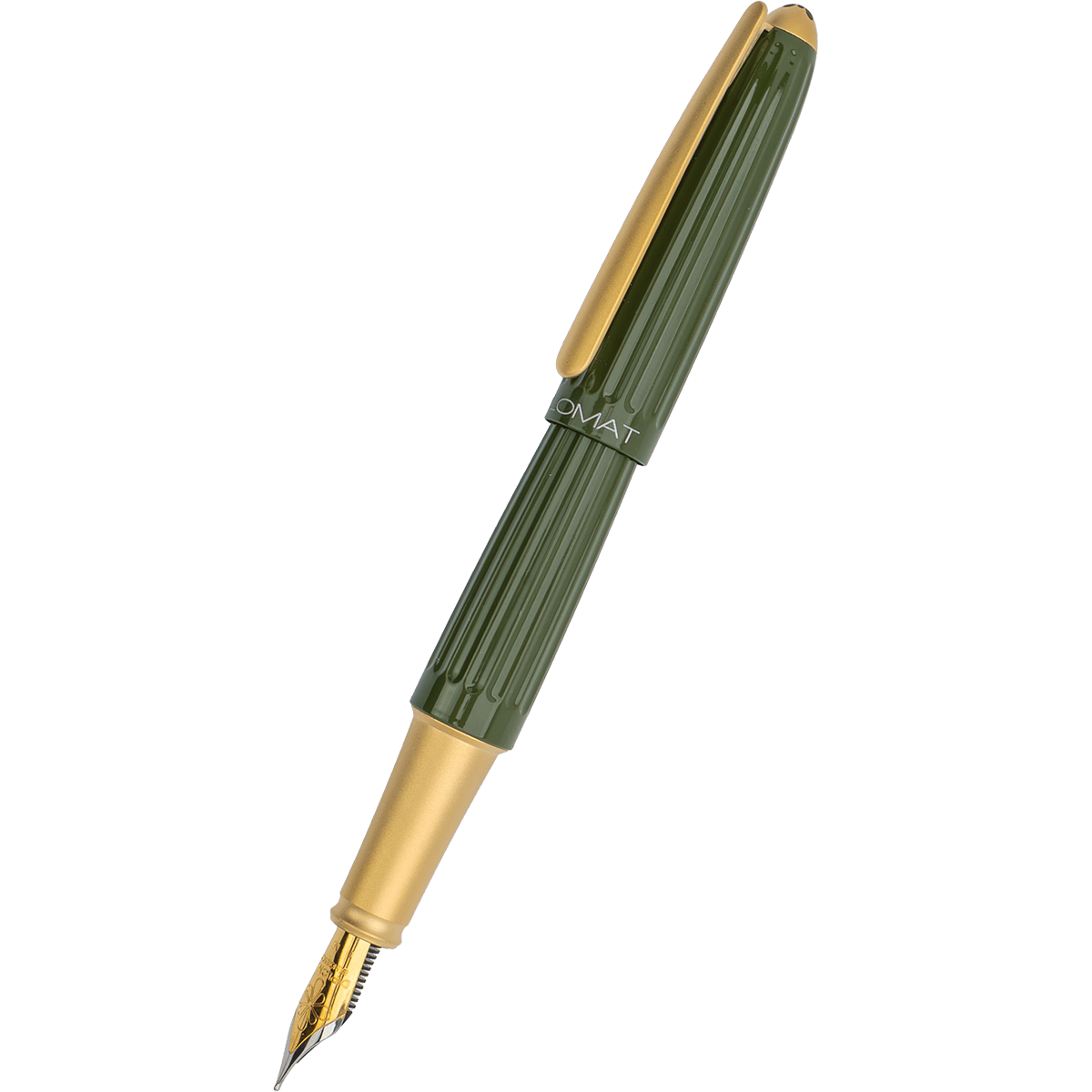 Diplomat Aero Fountain Pen - Olive Drab (Pen Boutique Exclusive) - Pen Boutique Ltd