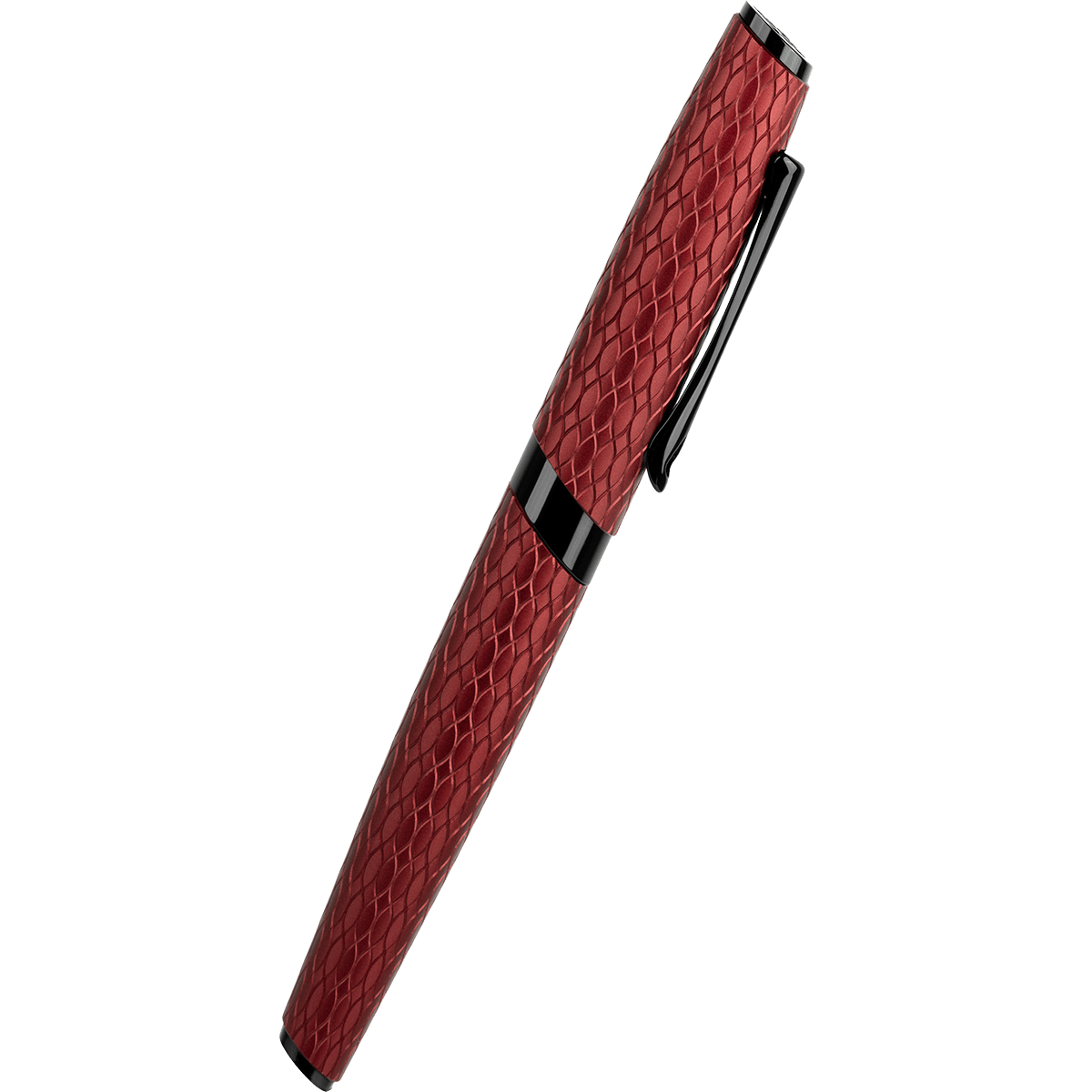 Diplomat Cobra Rollerball Pen – Burgundy Red Guilloche - Pen Boutique Ltd