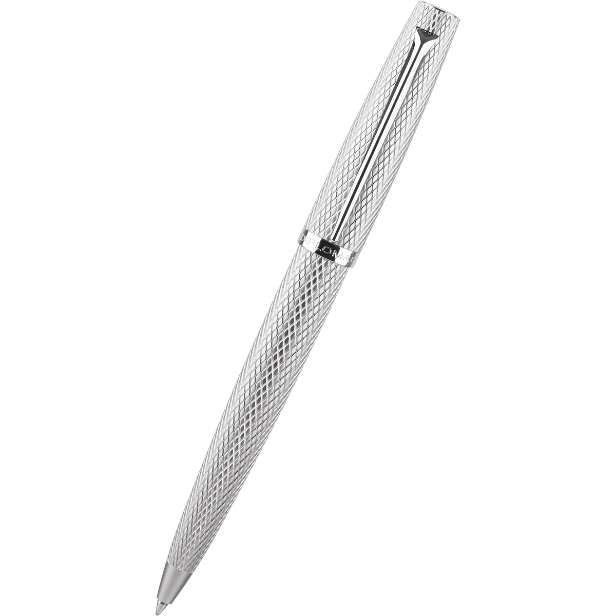 Diplomat Viper Ballpoint Pen - Silver - Pen Boutique Ltd