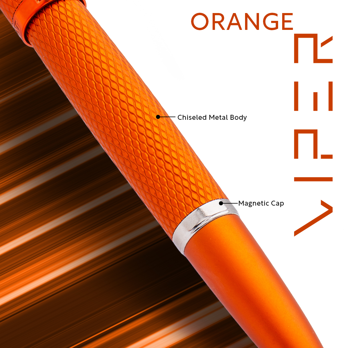 Diplomat Viper Rollerball Pen - Orange-Pen Boutique Ltd