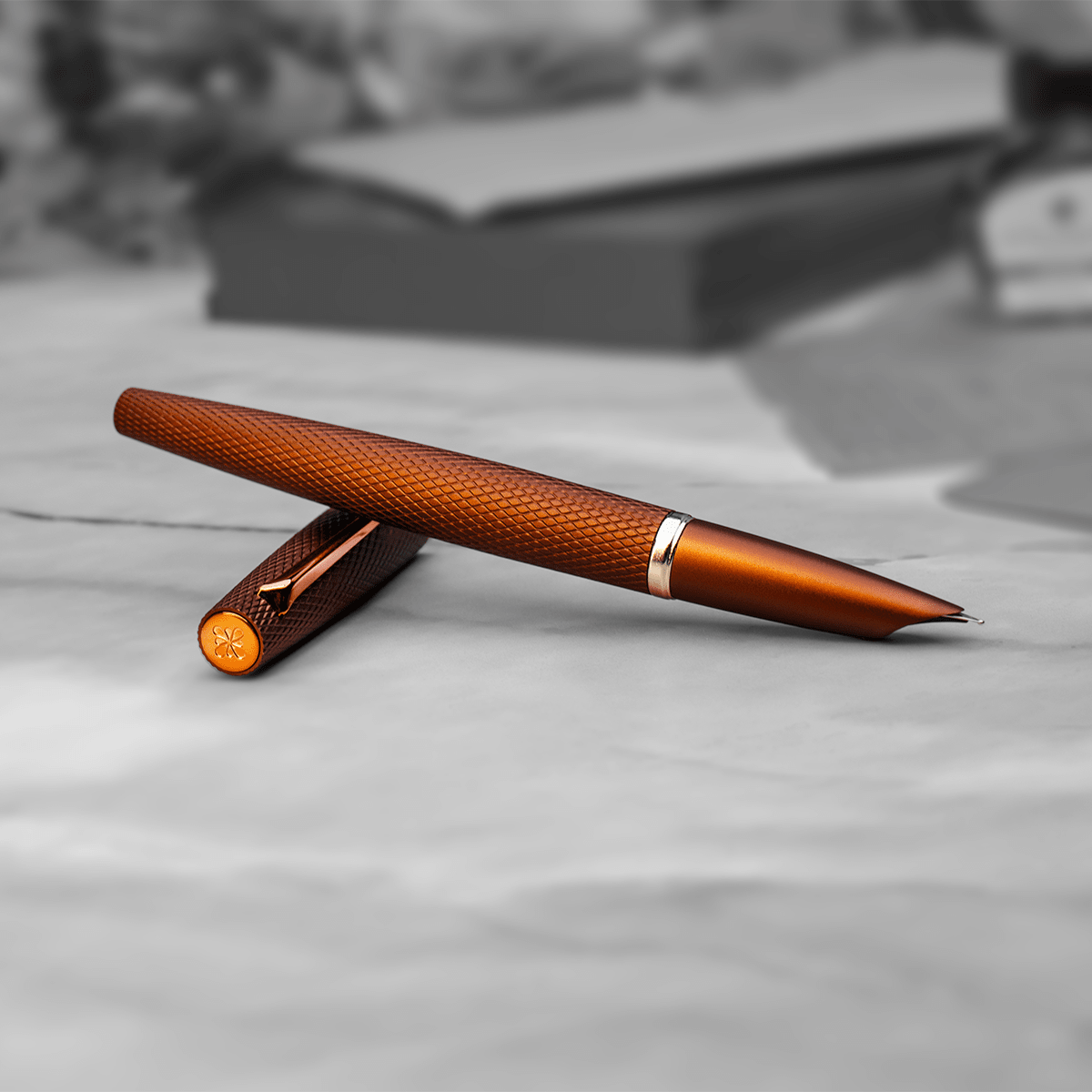 Diplomat Viper Fountain Pen - Brown - Pen Boutique Ltd