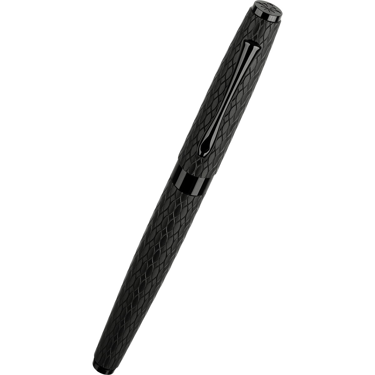 Diplomat Cobra Rollerball Pen – Matte Black Guilloché - Pen Boutique Ltd