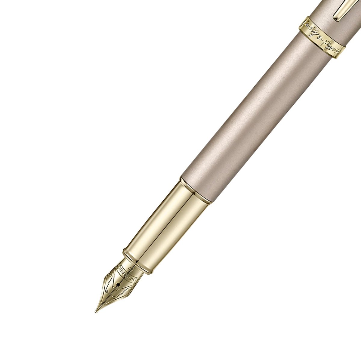 Sheaffer x Emily in Paris 100 Fountain Pen - Champagne Gold - Pen Boutique Ltd