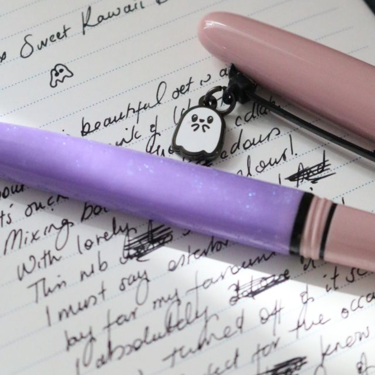 Esterbrook x Sweet Kawaii Design Estie Fountain Pen - Halloween Pastel Purple - Pen Boutique Ltd