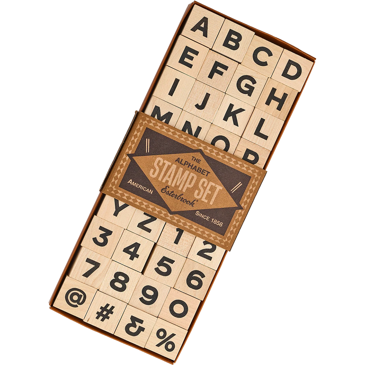 Esterbrook Wood Alphabet - Stamp Set-Pen Boutique Ltd