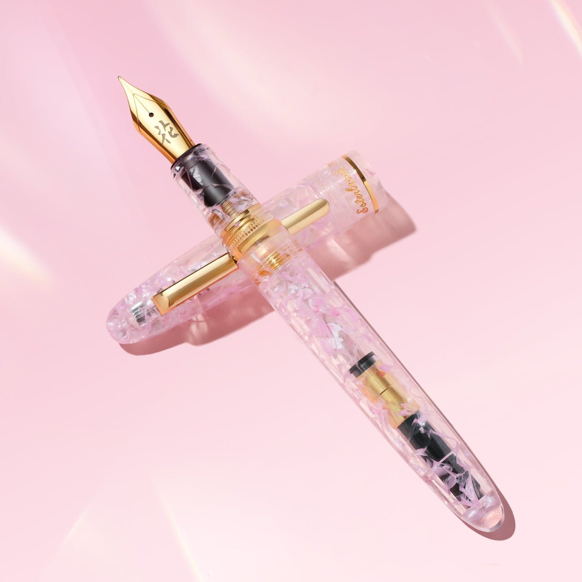 Esterbrook x BUNGUBOX Estie Fountain Pen - The Kachofugetsu Flower - Cherry Blossom (Limited Edition) - Pen Boutique Ltd