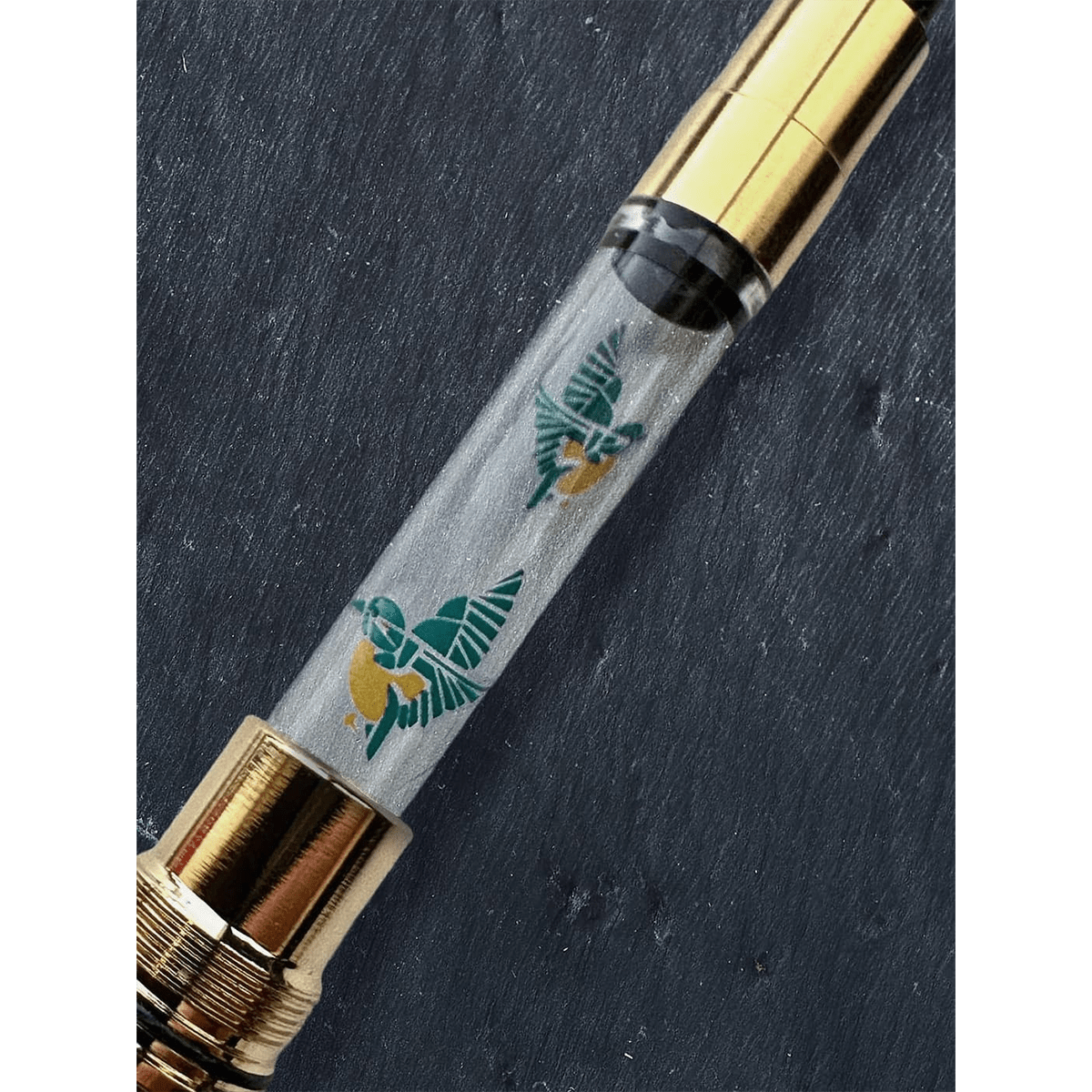 Esterbrook x BUNGUBOX Estie Fountain Pen - The Kachofugetsu Kingfisher ( Limited Production) - Pen Boutique Ltd