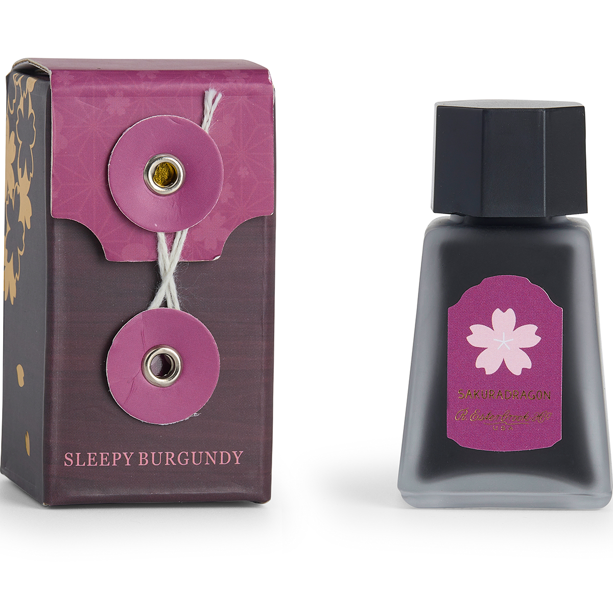 Esterbrook x Sakura Dragon Ink Bottle - Sleepy Burgundy - 30ml-Pen Boutique Ltd