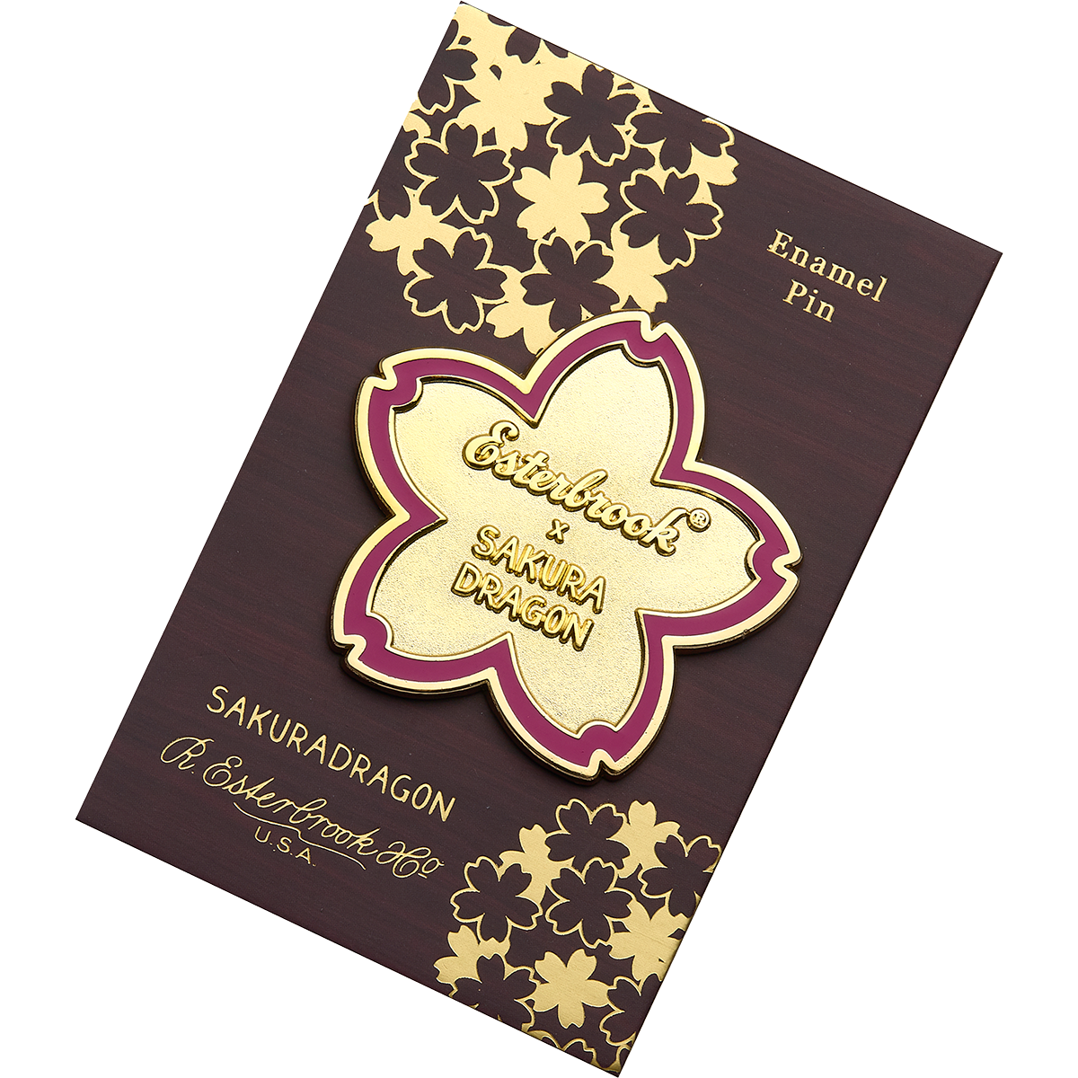 Esterbrook x Sakura Dragon Lapel Pin - Sakura Street Flower-Pen Boutique Ltd