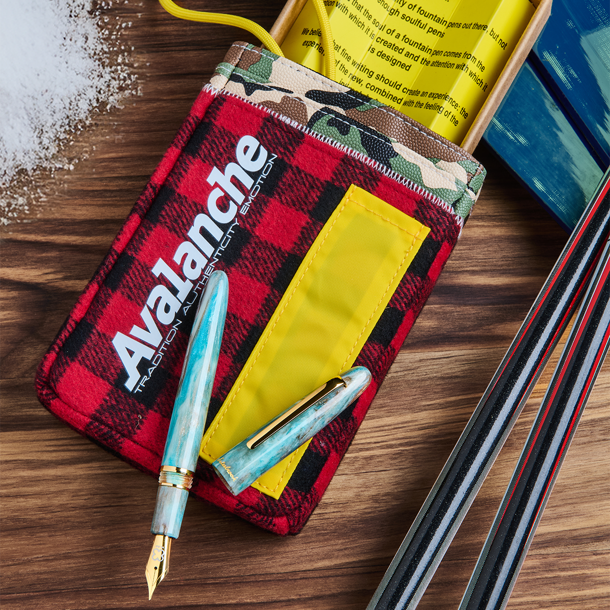 Esterbrook Estie Fountain Pen - Avalanche - Stainless (Oversized) Limited Production - Pen Boutique Ltd