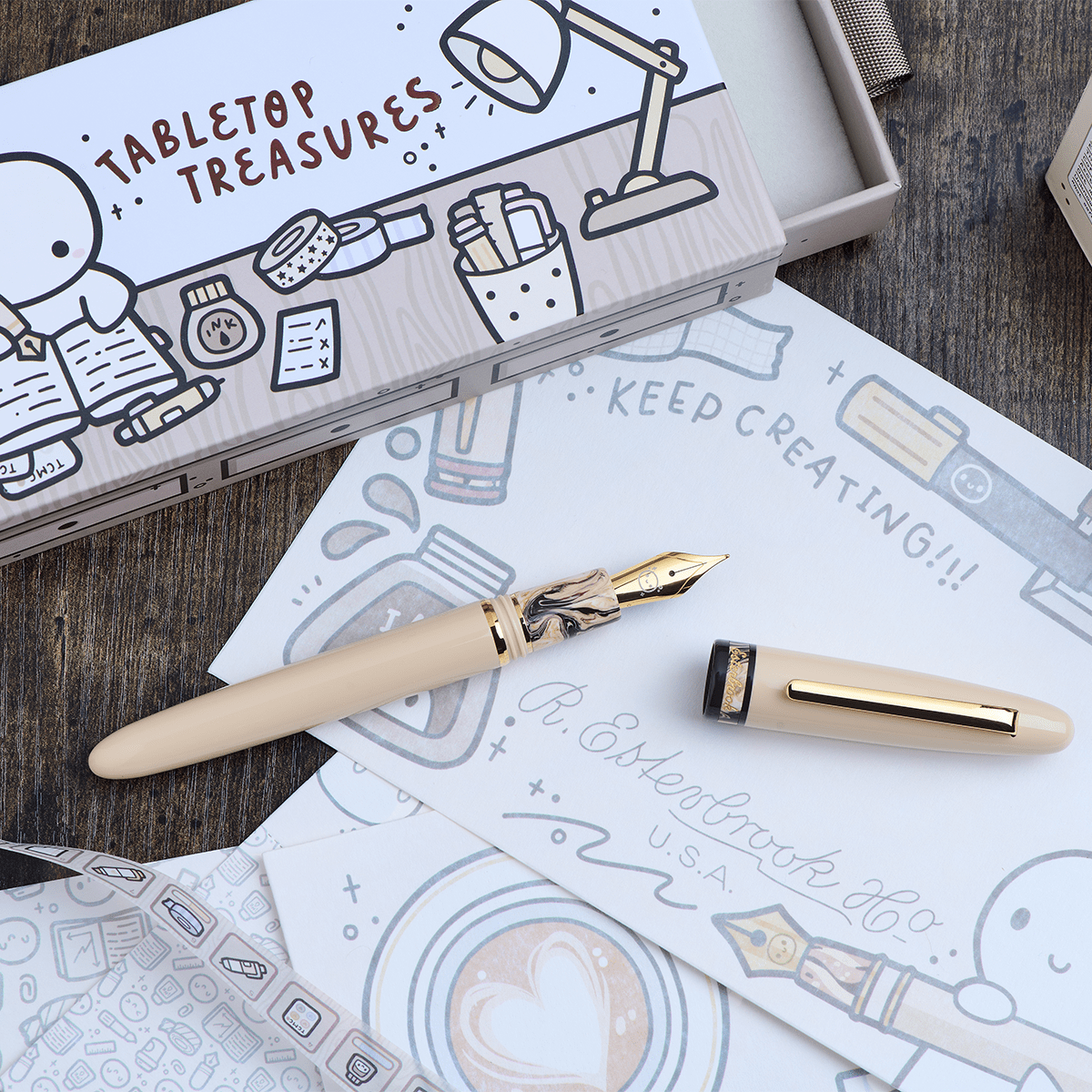 Esterbrook x TCMC Estie Fountain Pen - TheCoffeeMonsterzCo - Pen Boutique Ltd