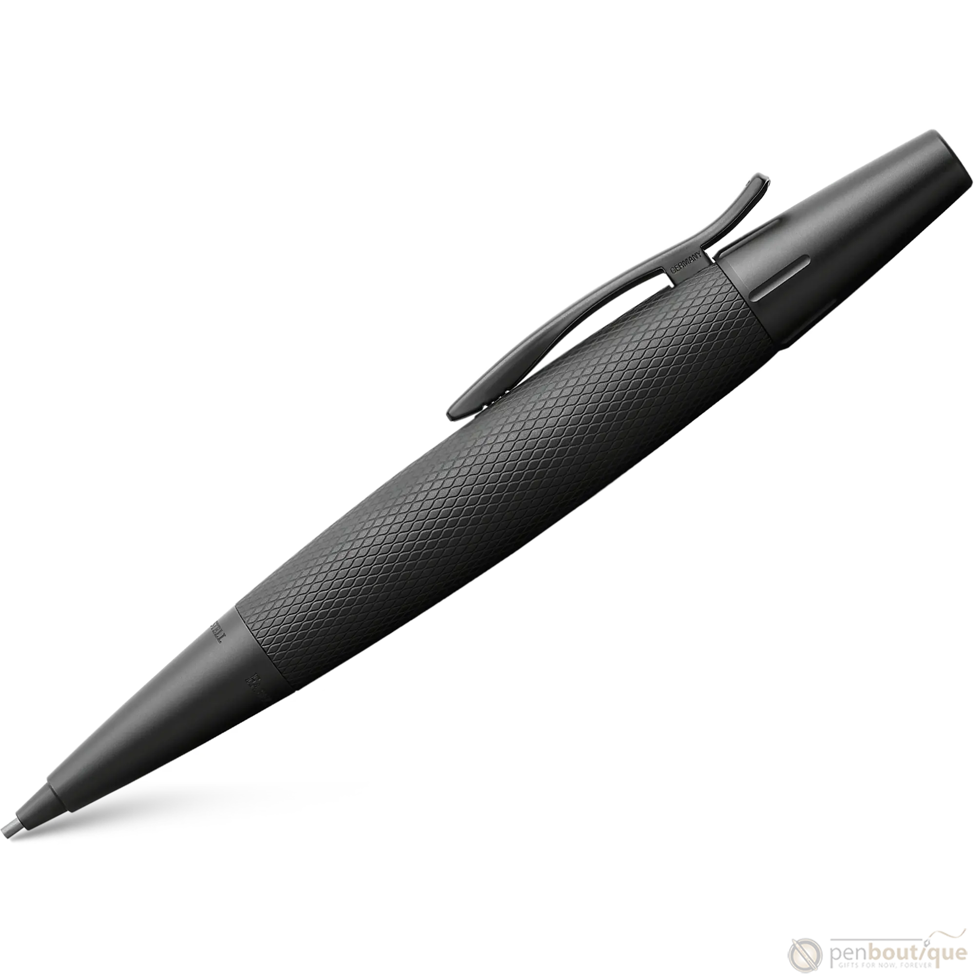 Faber-Castell E-Motion Pure Black Mechanical Pencil - Pen Boutique Ltd