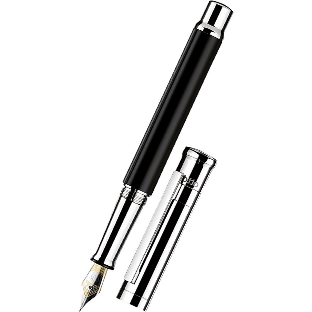 Faber - Castell x Otto Hutt Design 04 Fountain Pen - Black Shiny - Pen Boutique Ltd