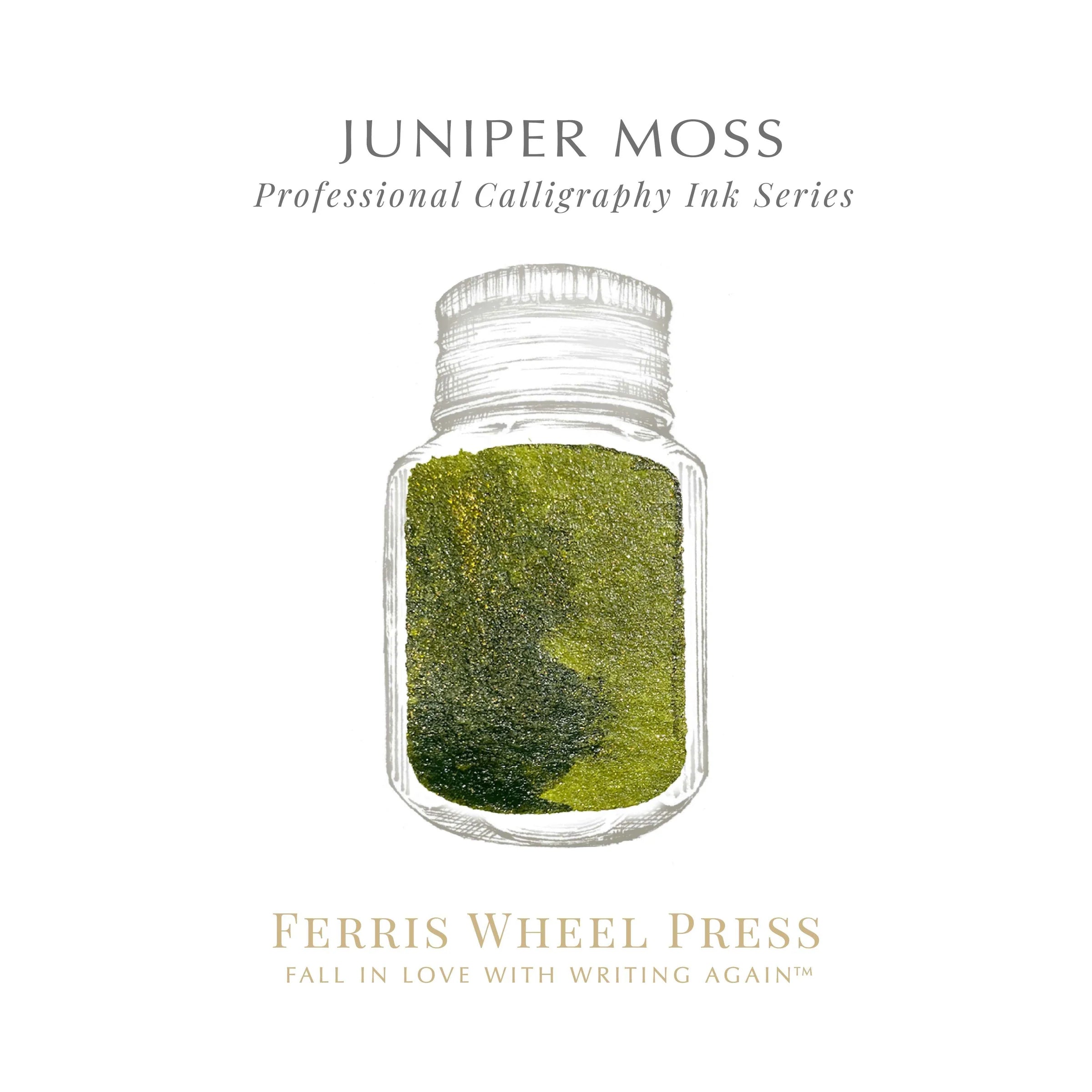 Ferris Wheel Press 28ml Calligraphy Ink – Juniper Moss-Pen Boutique Ltd