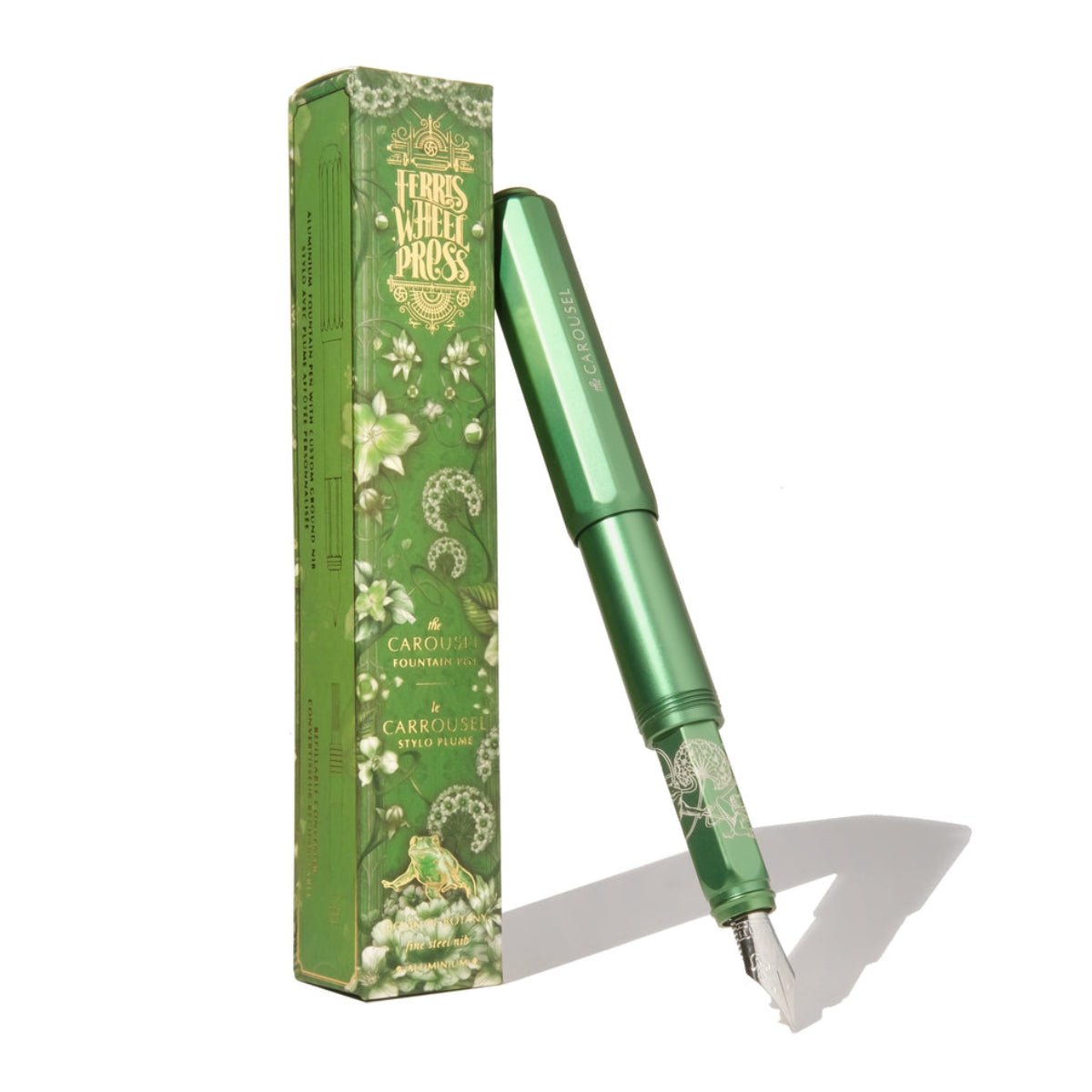 Ferris Wheel Press Aluminum Carousel Fountain Pen - Book of Botany - Pen Boutique Ltd