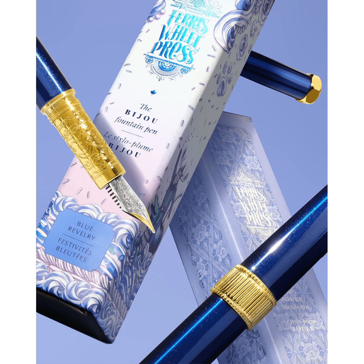 Ferris Wheel Press Bijou Fountain Pen - Blue Revelry - Pen Boutique Ltd