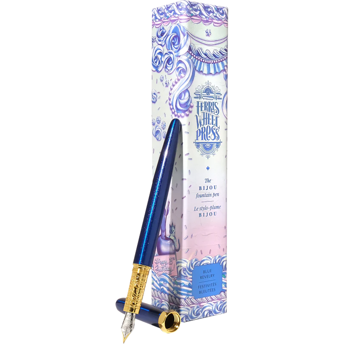 Ferris Wheel Press Bijou Fountain Pen - Blue Revelry - Pen Boutique Ltd