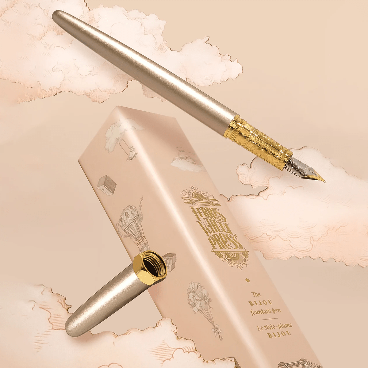 Ferris Wheel Press Bijou Fountain Pen - Captain Earl Greyson - Pen Boutique Ltd