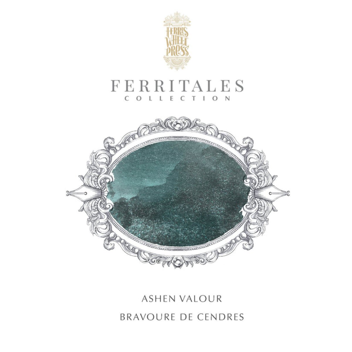 Ferris Wheel Press FerriTales The Book of Knights Ink Bottle - Ashen Valour - 10ml - Pen Boutique Ltd