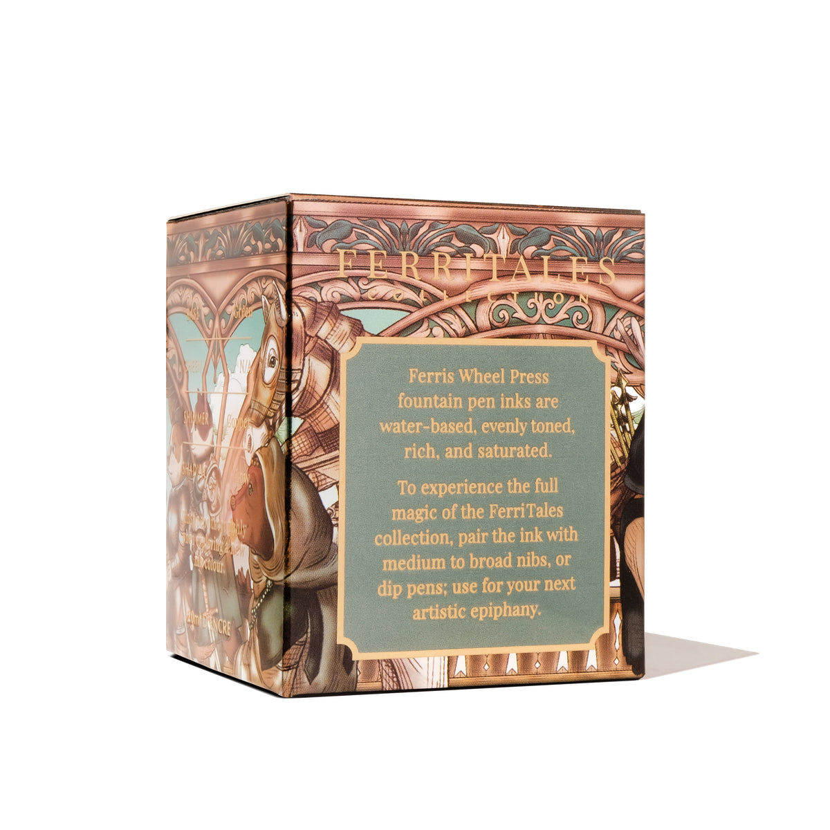 Ferris Wheel Press FerriTales The Book of Knights Ink Bottle - Copperleaf Guild - 85ml-Pen Boutique Ltd
