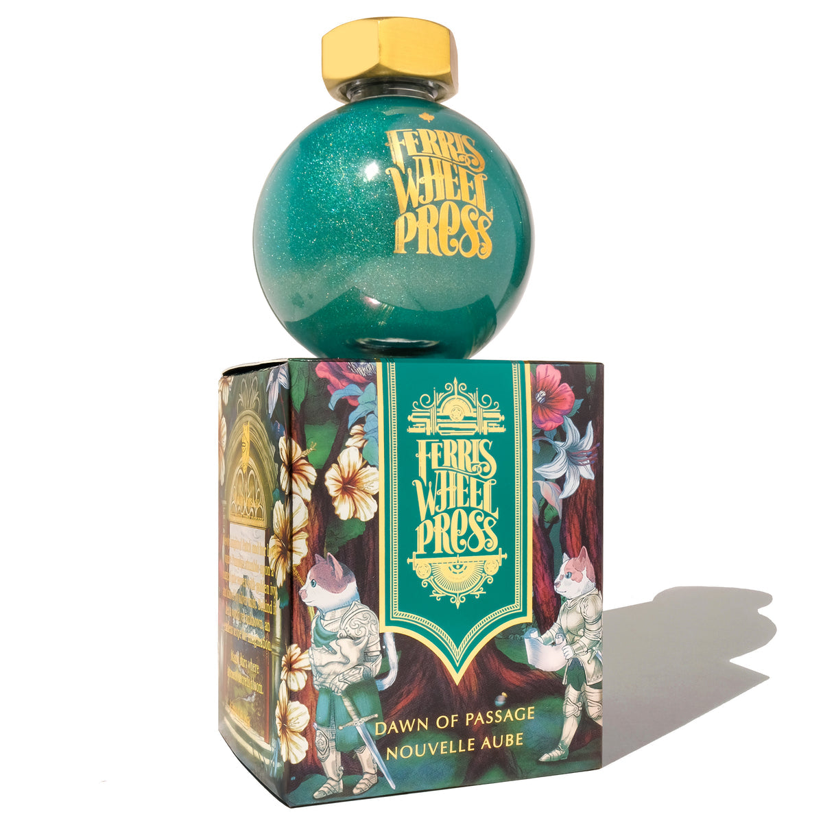 Ferris Wheel Press FerriTales The Book of Knights Ink Bottle - Dawn of Passage - 85ml-Pen Boutique Ltd