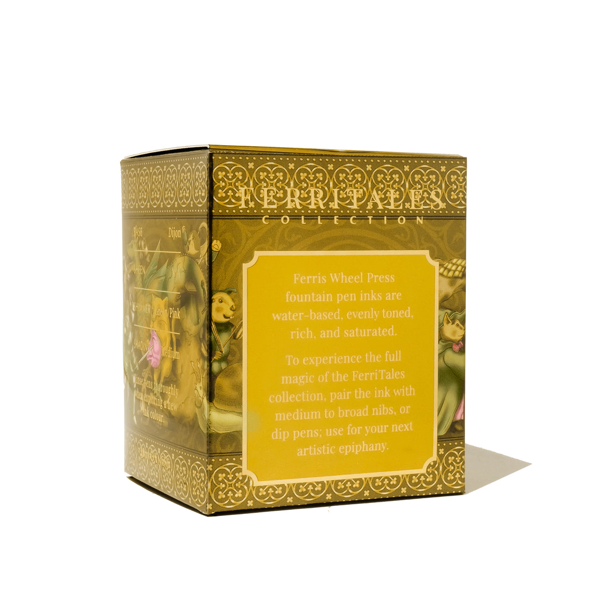 Ferris Wheel Press FerriTales The Book of Knights Ink Bottle - Sunforged Solace - 85ml-Pen Boutique Ltd