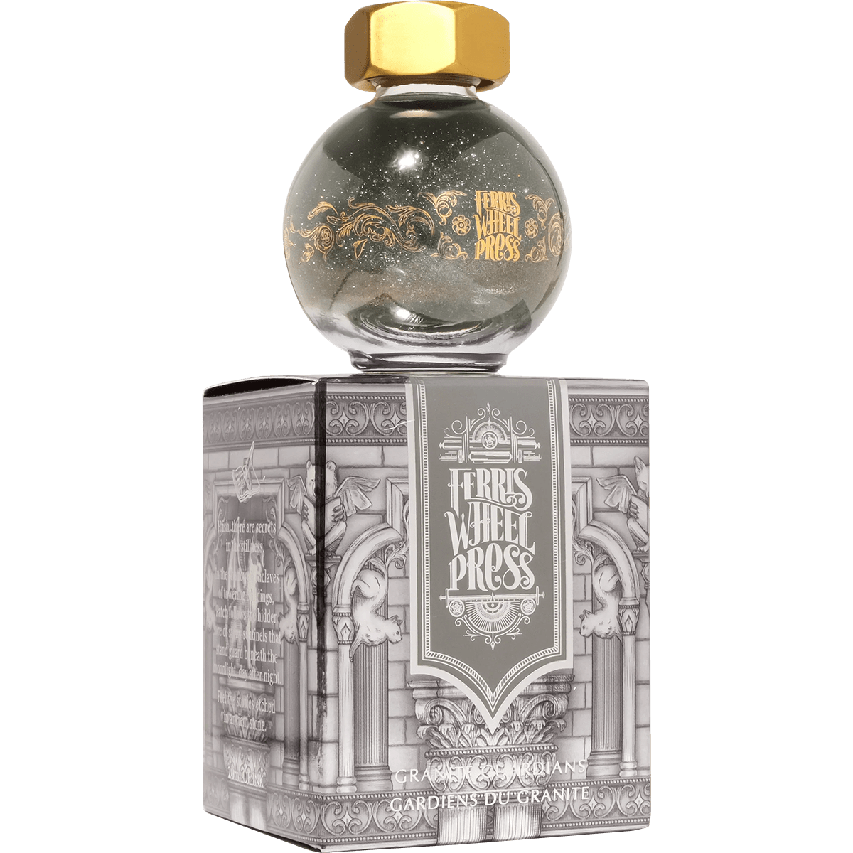 Ferris Wheel Press Ferritales Bestiary Ink Bottle - Granite Guardians - 20ml - Pen Boutique Ltd
