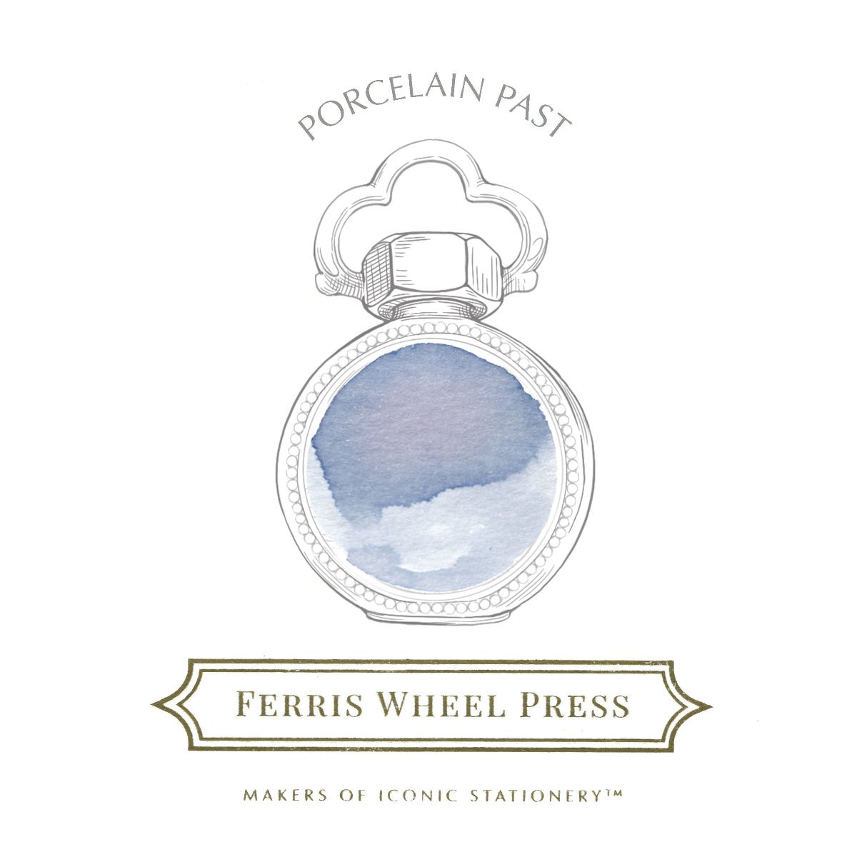 Ferris Wheel Press La Belle Epoque Ink Bottle - Porcelain Past - 38ml - Pen Boutique Ltd