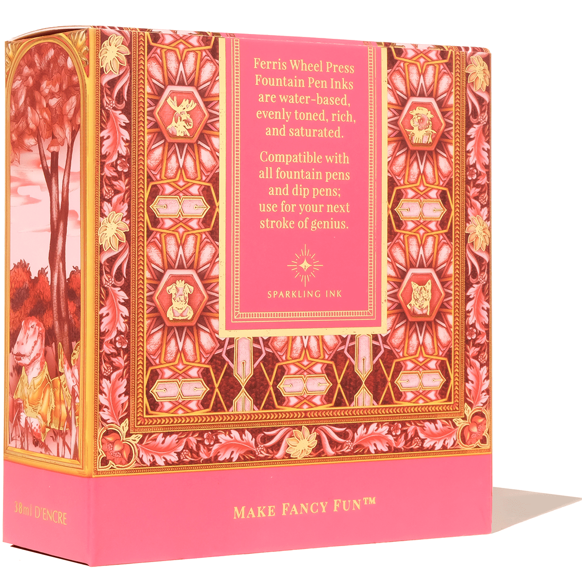 Ferris Wheel Press La Belle Epoque Ink Bottle - Rose at Dawn - 38ml - Pen Boutique Ltd