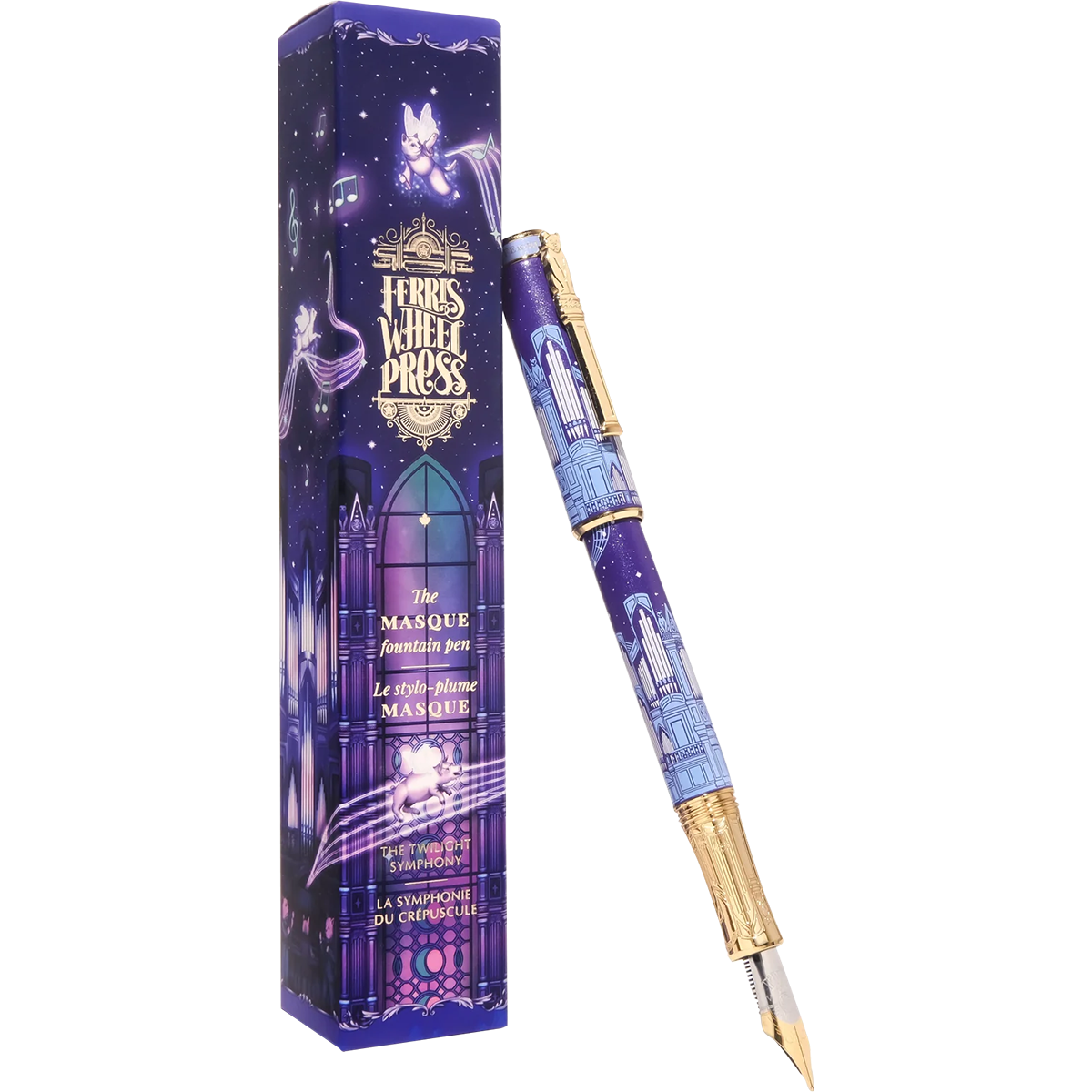 Ferris Wheel Press Masque Fountain Pen - The Twilight Symphony (Limited Edition 2026)-Pen Boutique Ltd