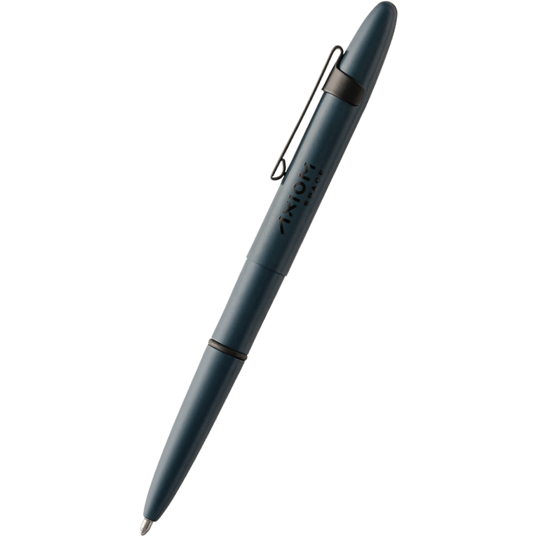 Fisher Axiom Space Ballpoint Pen - Bullet Cerakote - Elite Navy (with Black Clip) - Pen Boutique Ltd