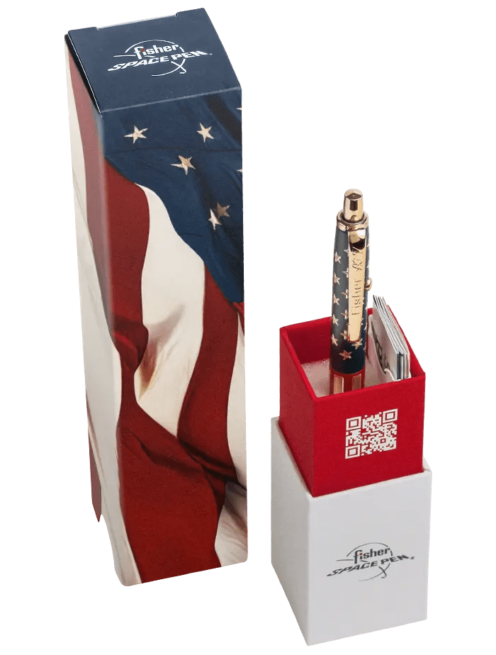 Fisher Space America 250 Cerakote Astronaut Space Pen – Stars & Stripes Numbered Limited Edition - Pen Boutique Ltd