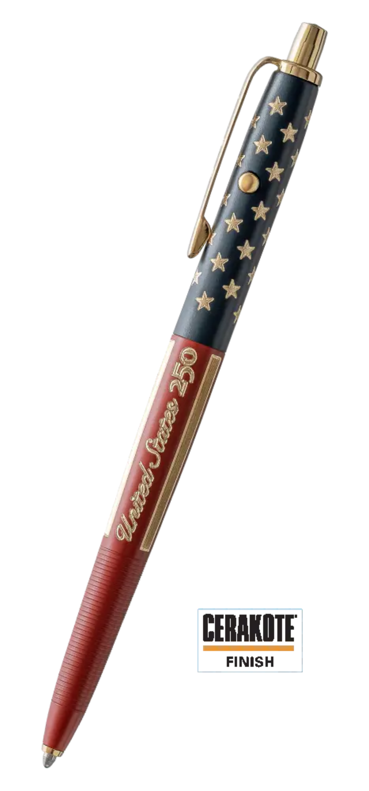 Fisher Space America 250 Cerakote Astronaut Space Pen – Stars & Stripes Numbered Limited Edition-Pen Boutique Ltd
