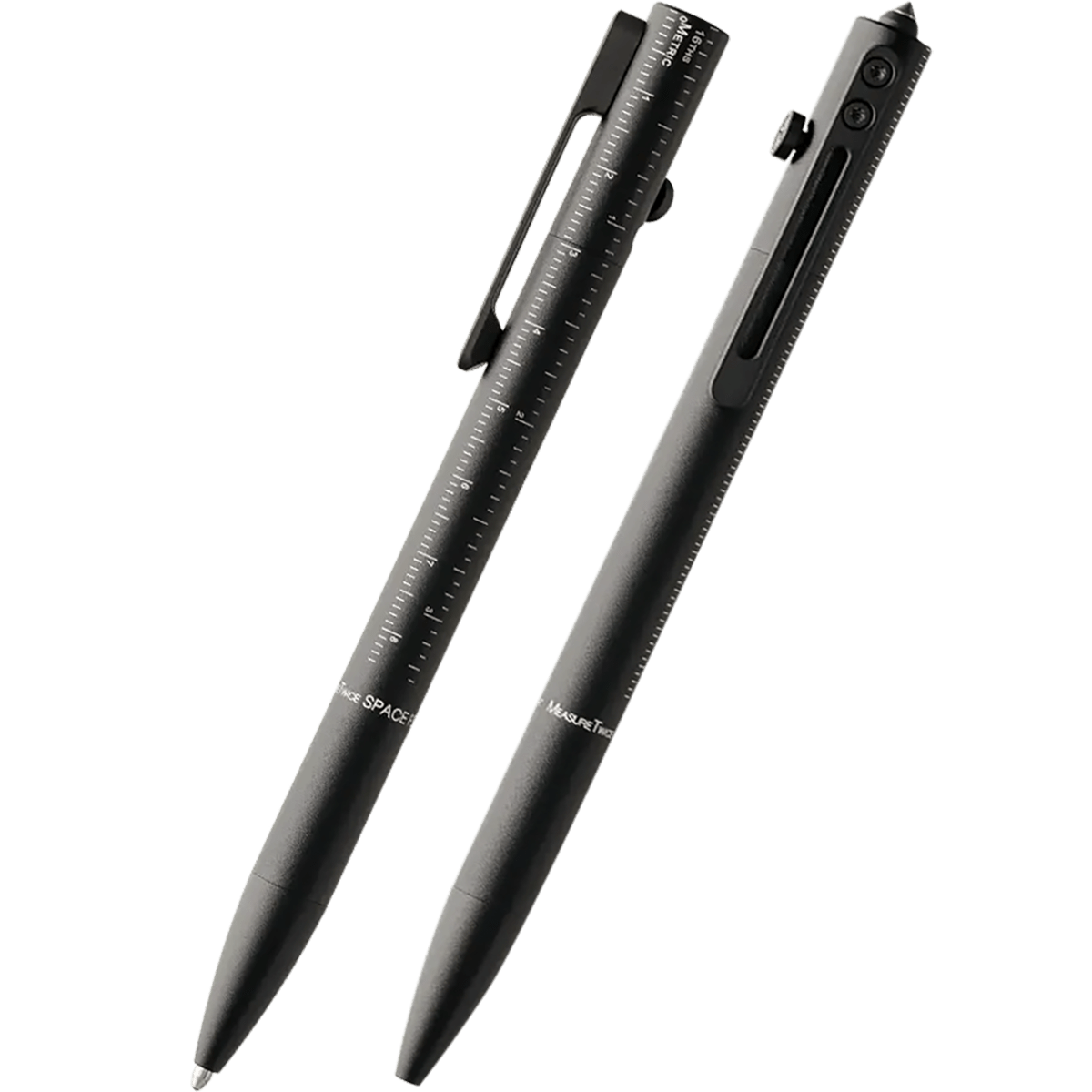 Fisher Space Pen Measure Twice™ Tactical Bolt Action Ballpoint Pen - Matte Black - Pen Boutique Ltd
