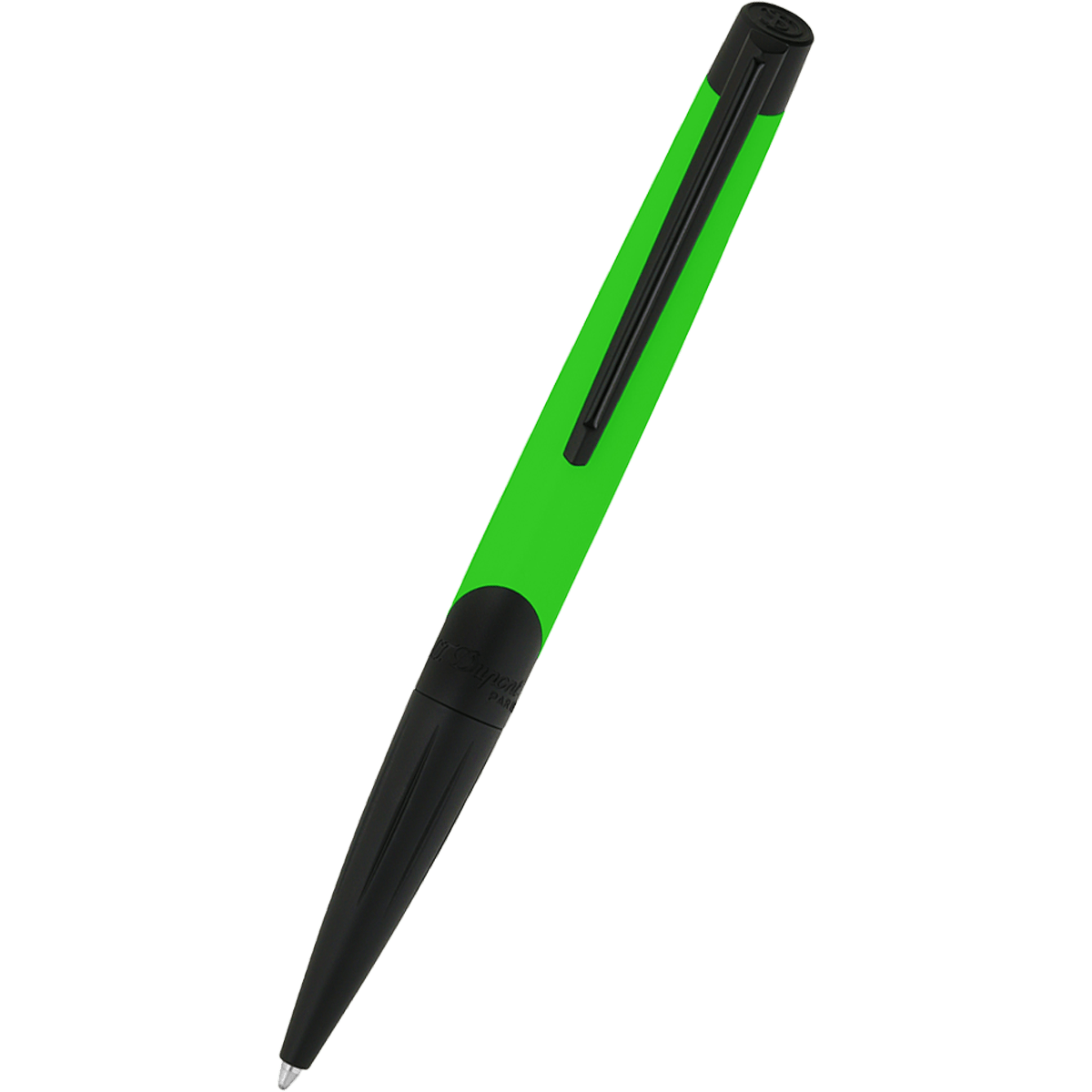 On Sale: S T Dupont Defi Millennium Ballpoint Pen - Fluo Green - Pen Boutique Ltd