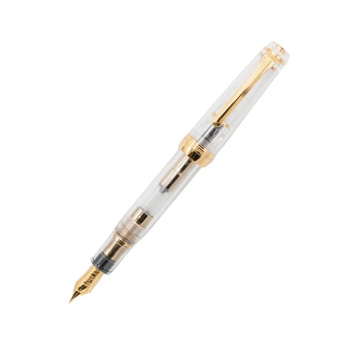 Nagasawa Original Pro Gear Skeleton Fountain Pen - Pink Gold - Pen Boutique Ltd