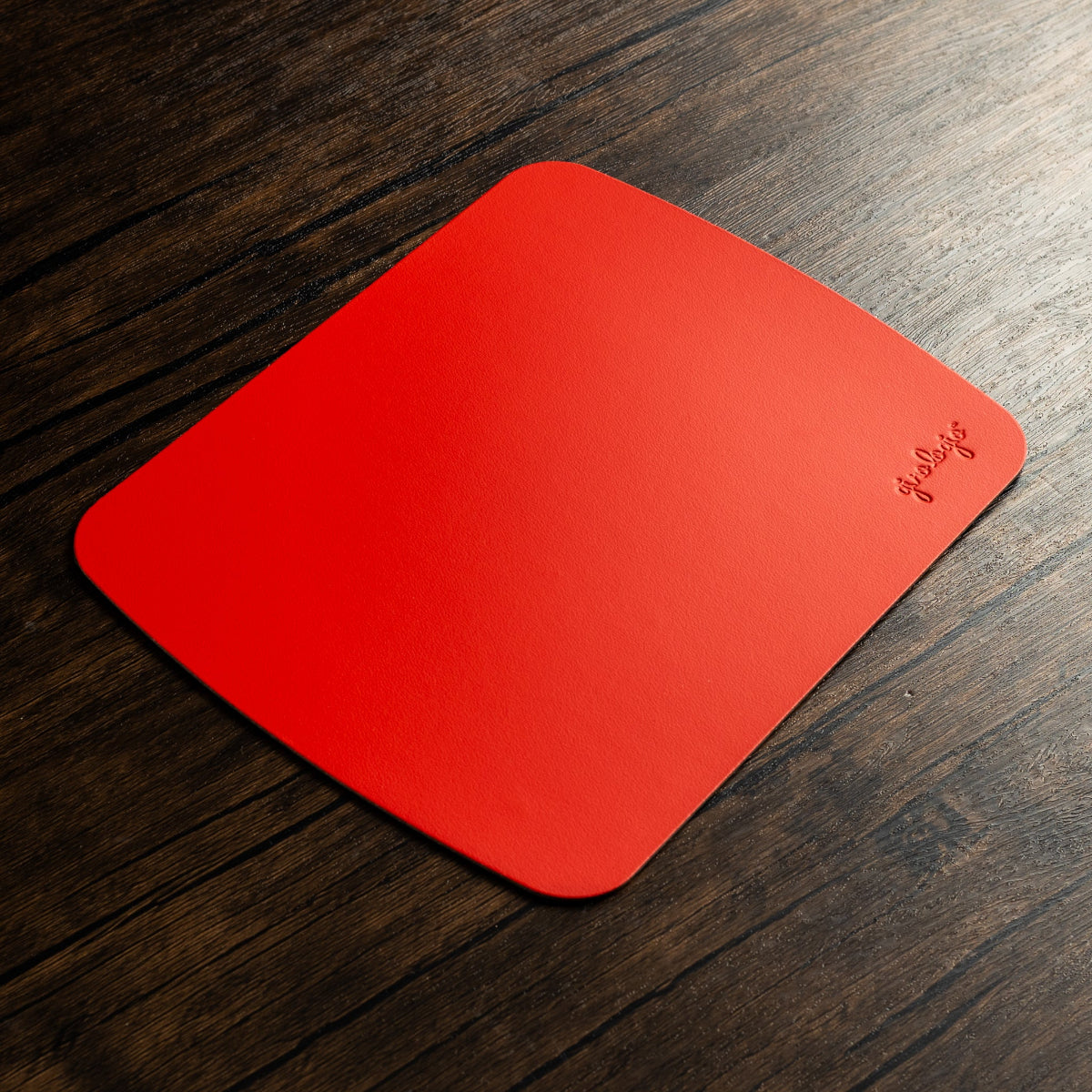 Girologio Repurposed Italian Leather Writing Mat/Mouse Pad-Pen Boutique Ltd